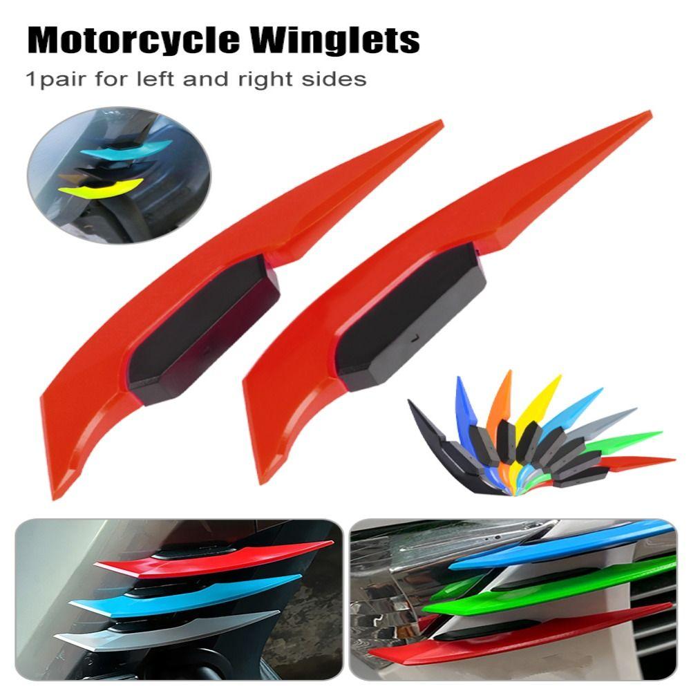 Shield Decor Sticker Fixed Wind Wing Windshield Motorbike Decoration Motorcycle Front Fairing