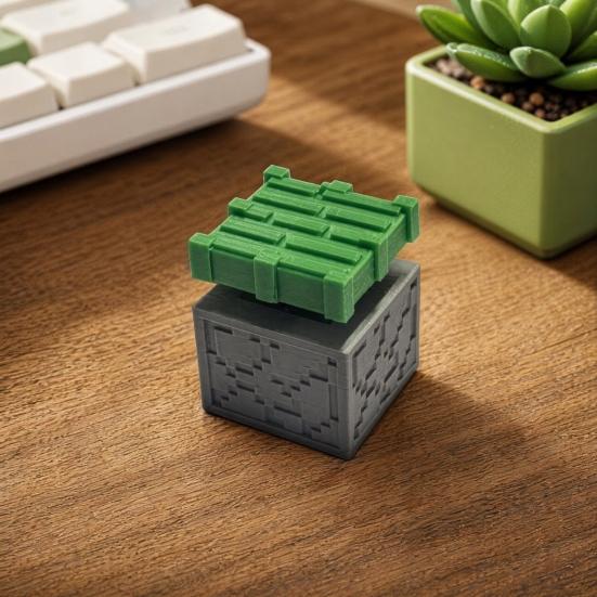 Baizihuahu Модель Пиксельный Блок, Цельная 3D-печатная игрушка-антистресс, Механическая структура с нажатием, Хрустящий отскок, Снятие стресса