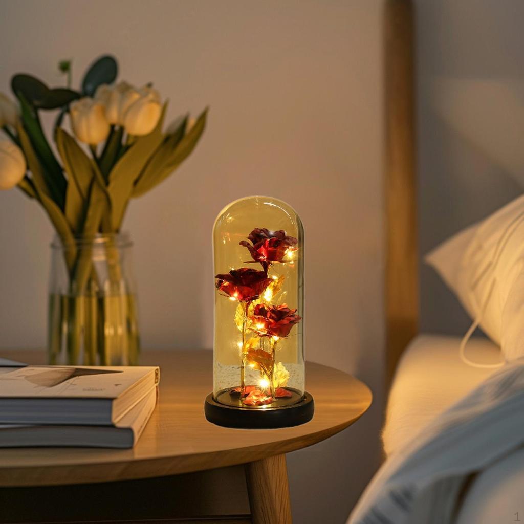 Подарок на День святого Валентина из искусственных роз, украшение из роз для жены и матери