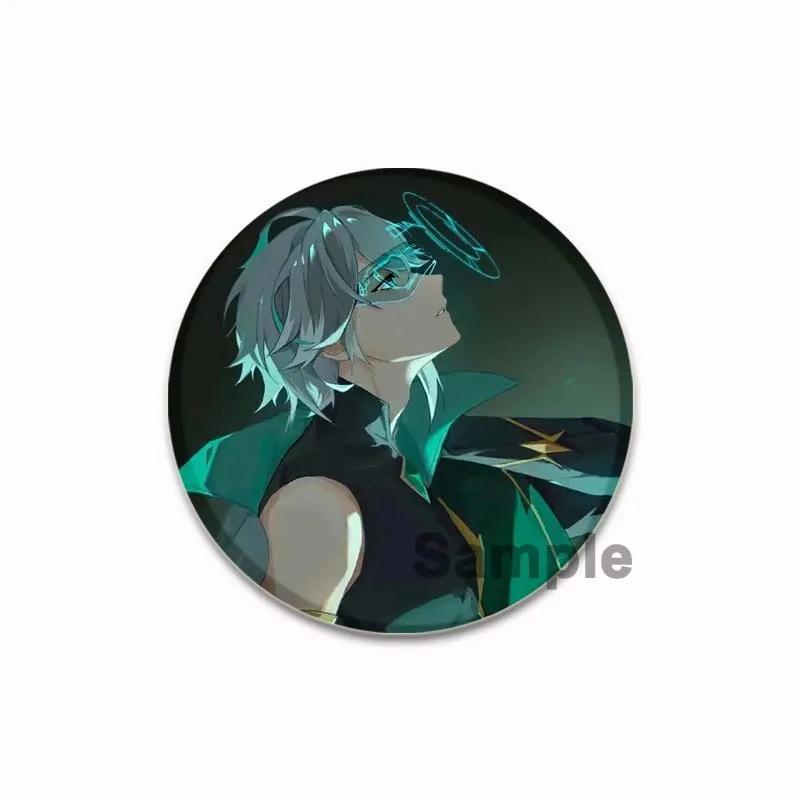 32/44/58 мм значок Genshin Impact, броши ручной работы на одежду, рюкзак, аксессуары для косплея, брошь Alhaitham, мультяшные значки на лацкан, подарки