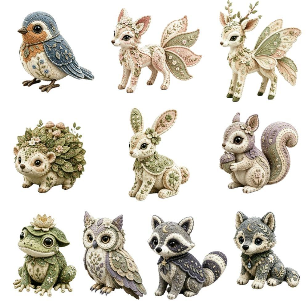 Floral Fabrics DIY Sewing Kit Creative Design Animal Toy Craft Fabric Sewing Kit  For Craft Lover