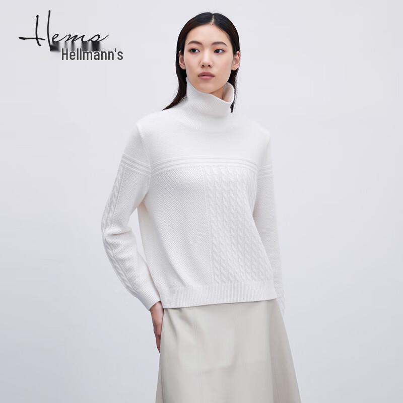 Women's High-Neck Cashmere Long-Sleeve Sweater