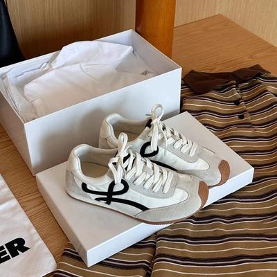 Женские ретро уродливые милые повседневные кроссовки на платформе, маленькие белые туфли