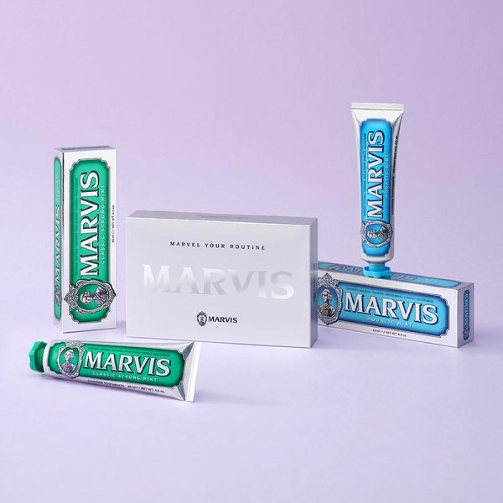 Marvis Toothpaste Gift Set Classic + Aqua