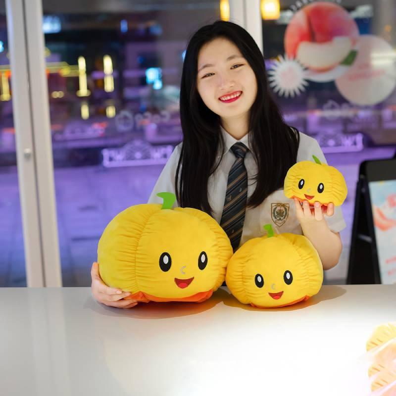 Ghost Flipping Cartoon Pumpkin Plushie Toy Cute Halloween Prank Holiday Gift