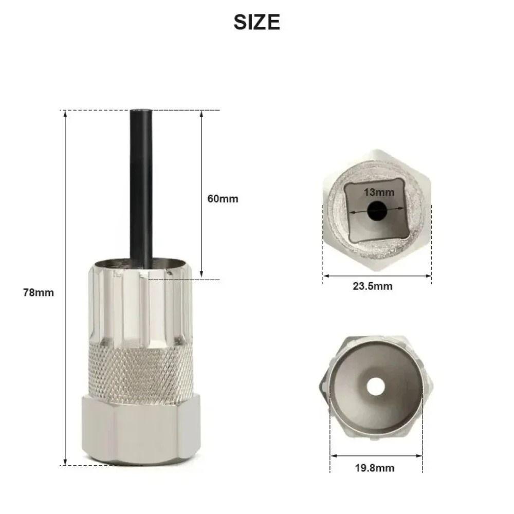 Sturdy Bicycle Cassette Lockring Removal Tool Metal Road MTB Repair Tools for Shimano/SRAM/SunRace