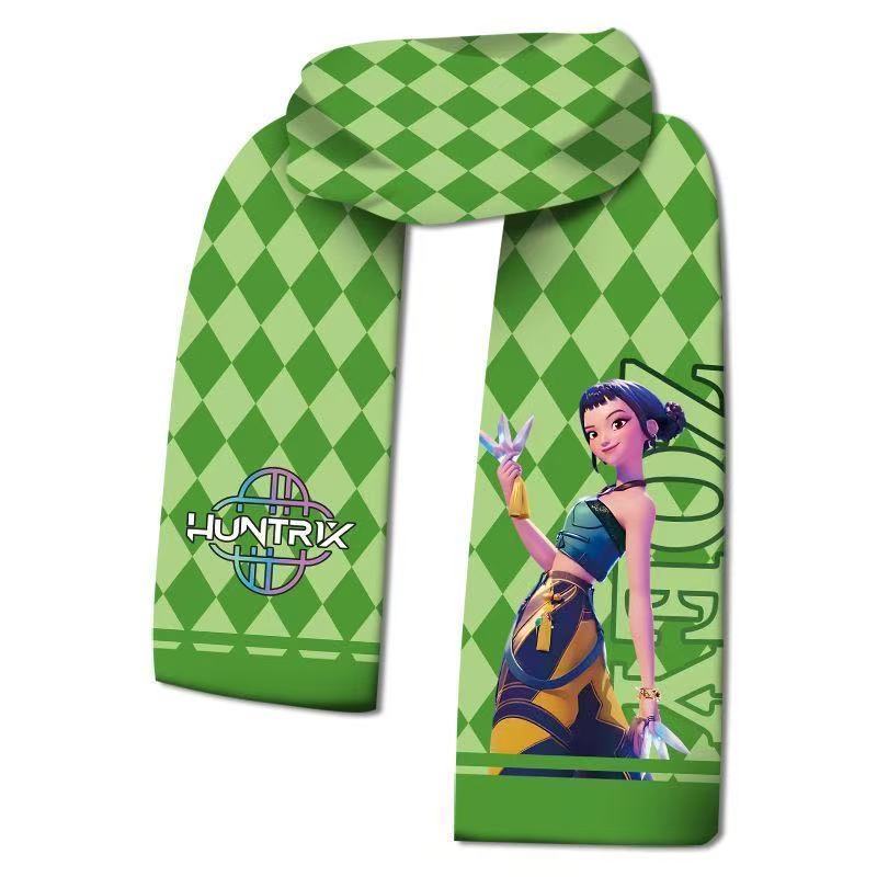 Anime Merchandise Girls' The Witch Hunt Team KPOP Scarf, Autumn and Winter Children's Season Warm Scarf