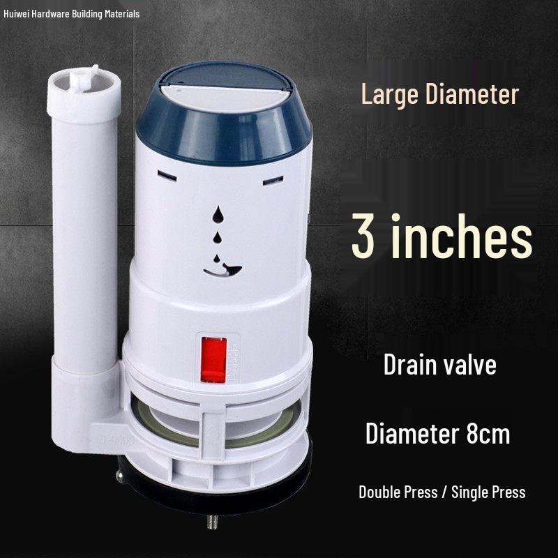 3-Inch Flush Valve: Dual/Single Push Toilet Flushing Mechanism