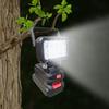 Удобный 15-светодиодный рабочий фонарь Складная конструкция С двойным USB-портом Подходит для аккумуляторных систем 18 В