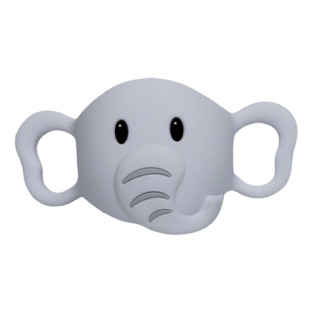 Elephant Pattern Baby Bottle Handle Transitional Sippy Cup Handle Grip for Baby Bottle Universal Removable Grip Portabl