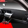 Фланелевая накладка на приборную панель для Mitsubishi Eclipse Cross 2017-противоскользящий коврик, солнцезащитный козырек, коврик для приборной панели, ковер 