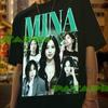 Ретро-футболка с графическим принтом MINA Kpop: Унисекс свитшот K-pop айдола, Футболка K-pop MINA Twice