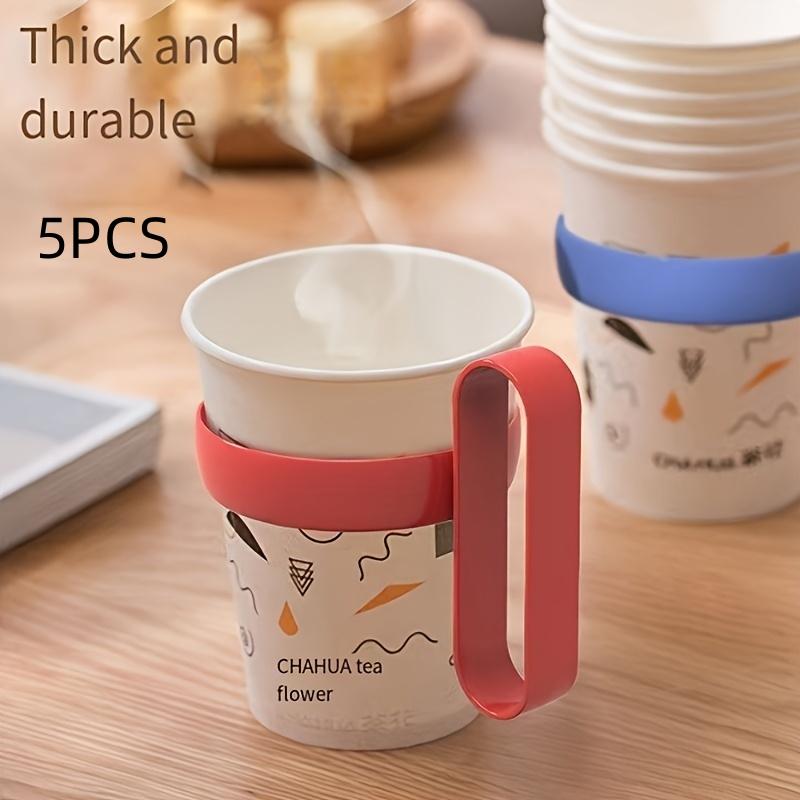 1/5 шт одноразовый бумажный держатель для стакана эспрессо кофе антиожоговый многофункциональный многоцелевой офисный бытовой чехол