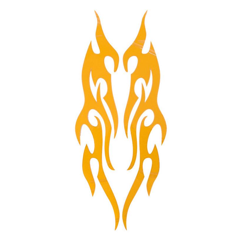 Наклейки на автомобиль, модифицированная светоотражающая наклейка с пламенем, авто внешние аксессуары, наклейки, мото Декор для тела, принадлежности для Voiture