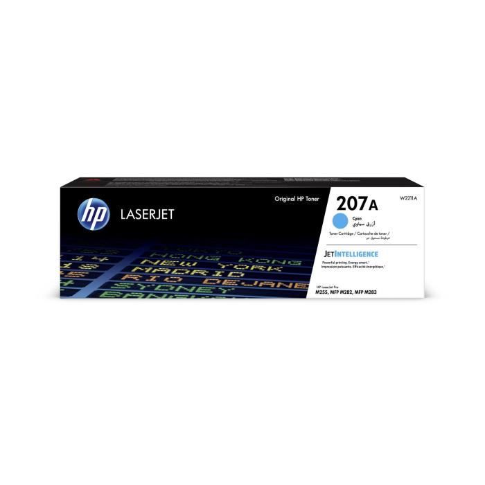 HP 207A Cyan Original Toner Cartridge for HP Color LaserJet Pro M255/MFP M282/M283 Printers