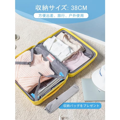 KAITEBO Складная сушилка для одежды для помещений [Не требует сборки] Нержавеющая сталь 38,5 см Ультракомпактная складная и телескопическая сушилка для одежды с полотенцем