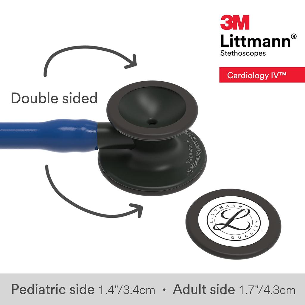 Стетоскоп Littmann Cardiology IV 6168 (Темно-синий/Черный финиш)