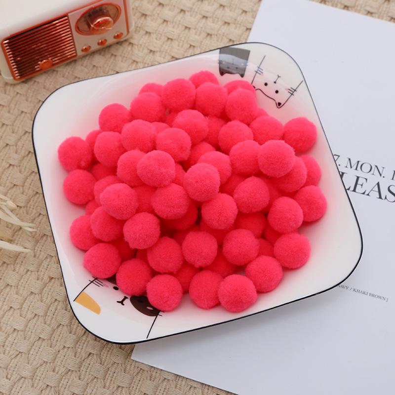 Colorful High Elastic Pom-Pom Embellishments - Free Same Day Shipping, In Stock, DIY Accessories, Large Plush Balls