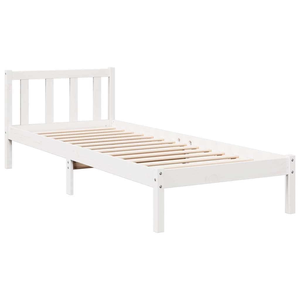 Vidaxl Dłuższe Łóżko Bez Materaca, 80X220 Cm, Lite Drewno Sosnowe