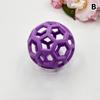 Dog Natural Rubber Chew Toy Dog Geometric Safety Ball Pet Interactive Balls Puppy Training Playing Teeth Cleaning Hollow Toys
