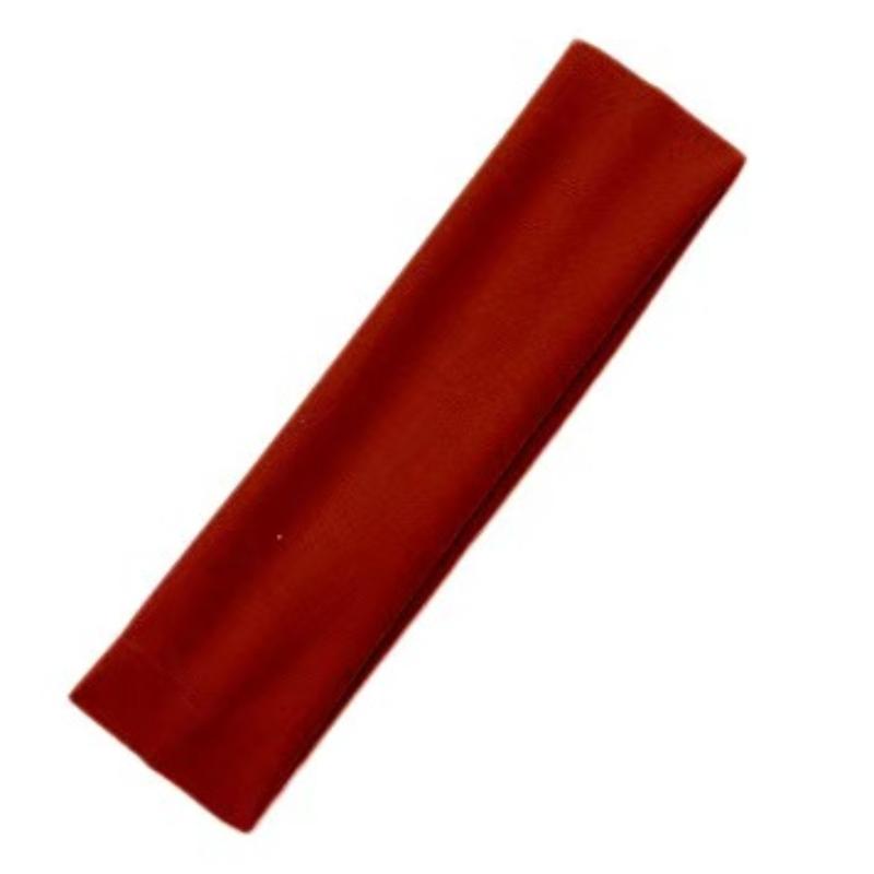 Модная спортивная повязка на голову для йоги, однотонная эластичная повязка для фитнеса из молочного шелка для эффективных аксессуаров для тренировок