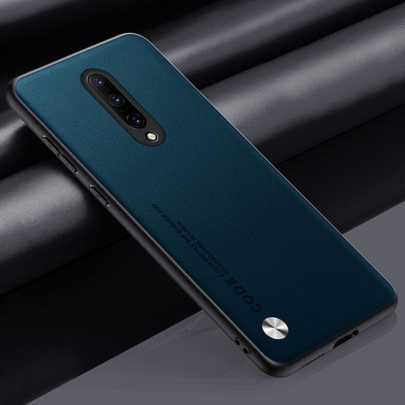 Luxury PU Leather Case For OnePlus 7 8 7T Pro Back Cover Silicone Protection Phone Case For OnePlus 8 7 Pro One Plus 7T Coque