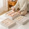 Stackable Underwear Organizers Socks Storage Bag Foldable Bra Clothes Cabinet Jeans Pants Drawer Organizer Wardrobe Storage Box