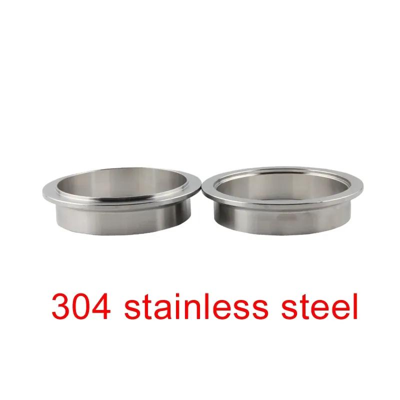 Broyear NEW 2" 2.5" 3" 3.5" 51mm 57mm 63mm 76mm Self Aligning Male/Female V-Band Vband Clamp CNC Stainless Steel Flange Kit