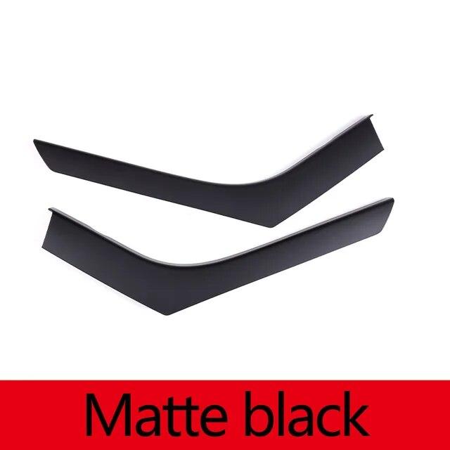 Для Land Rover Range Rover Evoque 2012-2018 ABS углеродное волокно/серебристый автомобильный центр управления боковой отделкой полоса наклейка автомобильные аксессуары