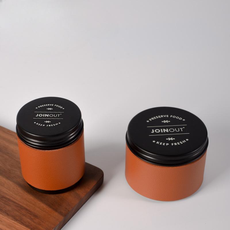 1 шт. Портативные герметичные банки для кофейных зерен из алюминиевого сплава, герметичные контейнеры для хранения кофейного порошка, кухонный органайзер, контейнер для еды