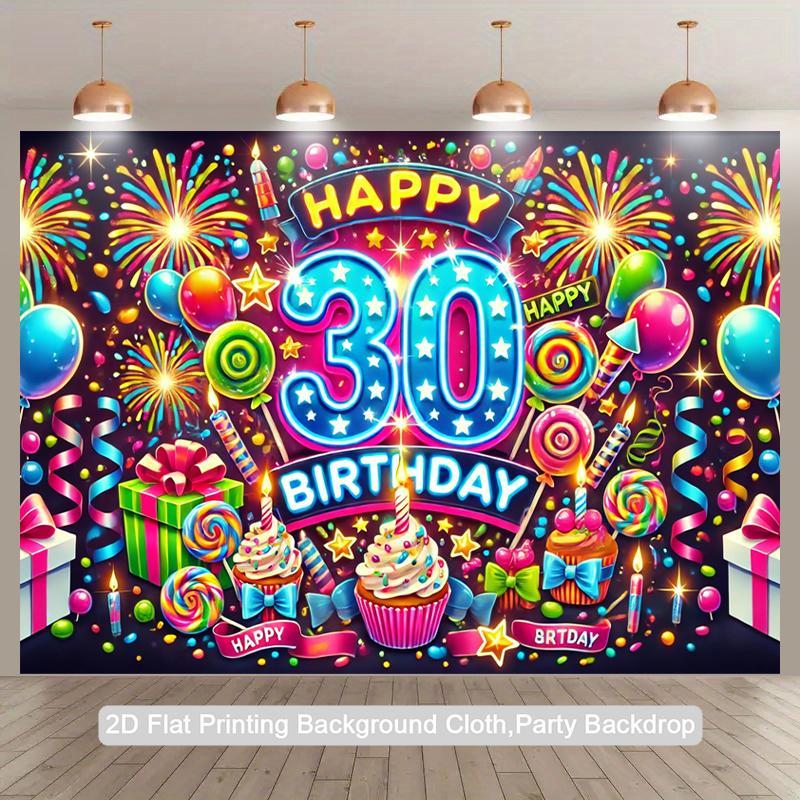1 item, back in the 1980s, polyester photography backdrop, party backdrop, indoor and outdoor banner decoration