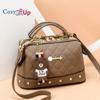 Cozy Up Crossbody Bags for Women Leather Quilted Shoulder Bag with Chain Strap Trendy Clutch Satchel Ladies Evening Bag