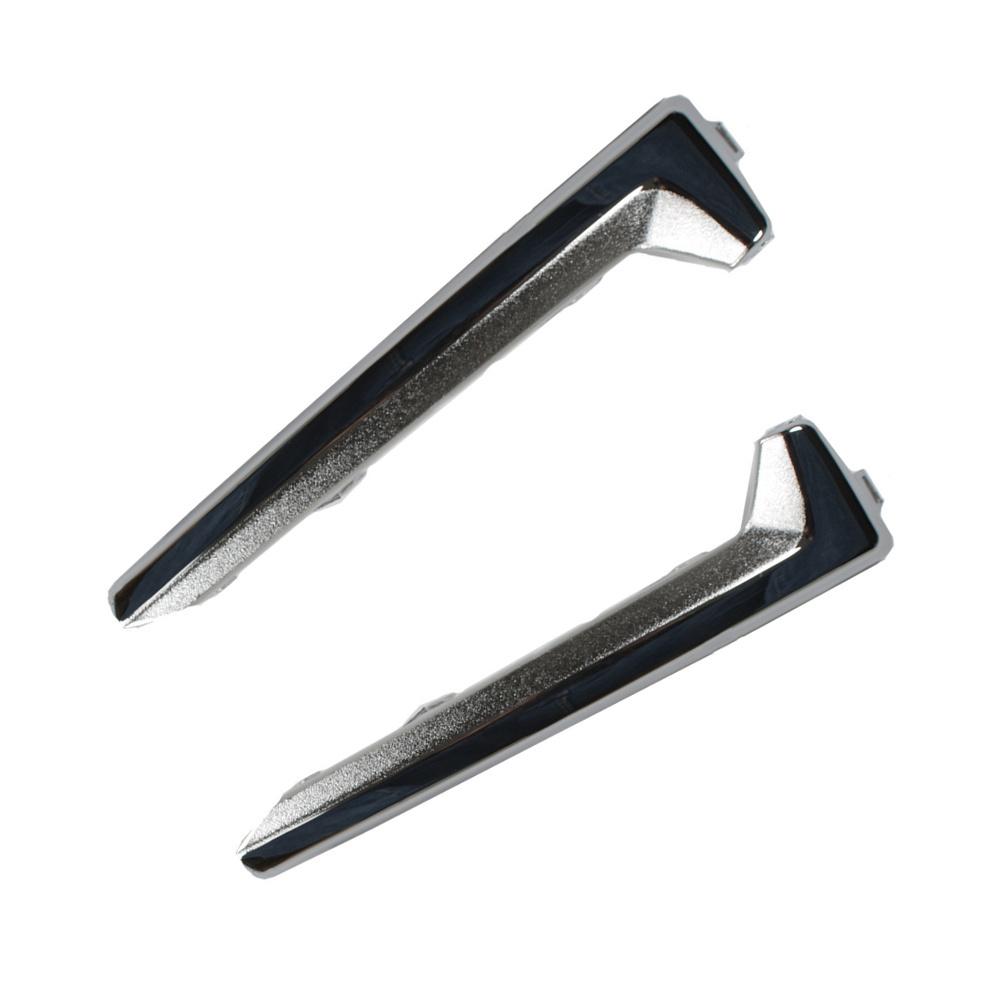 Левый и правый хромированный пластиковый комплект из 2 накладок на противотуманные фары для Subaru Forester 2017-2018