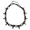 Yousheng Spike Choker для женщин и мужчин в стиле готики и панка, ожерелье с металлической цепочкой и шипами, рок-ночной клуб, ювелирные изделия с заклепками