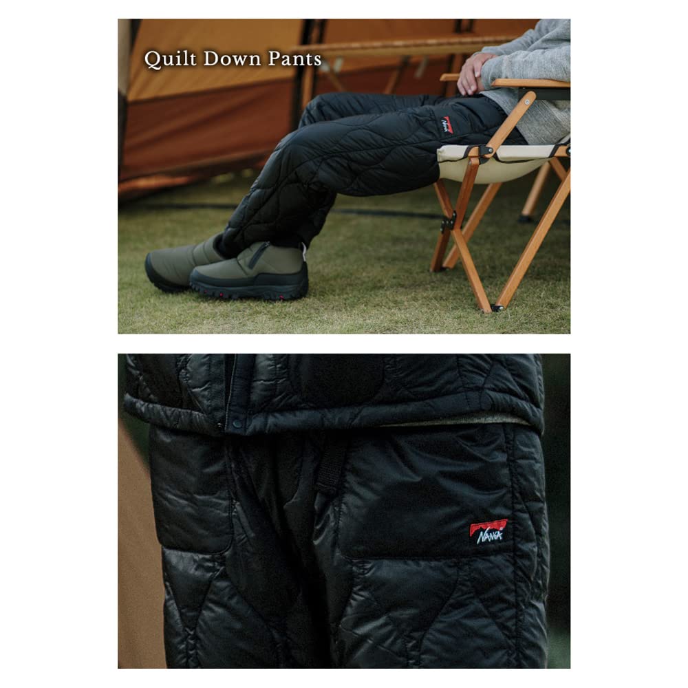 Брюки пуховые стеганые NANGA, Модель на заказ (Браун, М)