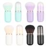 Retractable Retractable Kabuki Brush Capsule-shape Nail Dust Brush Nail Powder Brush  for Blusher