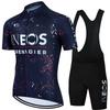 INEOS Cycling Jersey Mens Short Sleeve Mountain Road Bike Quick Dry Breathable Performance Apparel