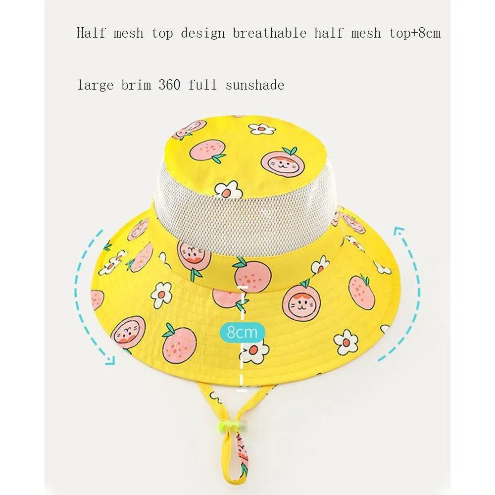 Дышащая летняя шляпа от солнца с принтом из мультфильмов, детская шляпа рыбака, новая шляпа от солнца
