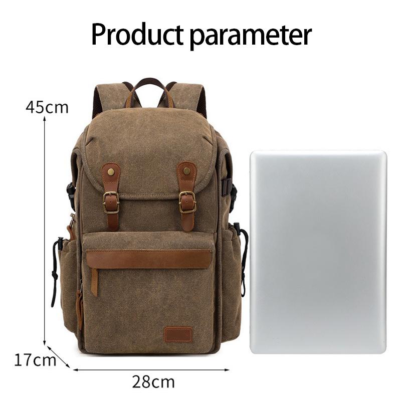 Ретро-холщовый рюкзак для камеры Micro Single Drone Universal Bag Сумка для зеркальной камеры Рюкзак Многофункциональная сумка для наружной камеры