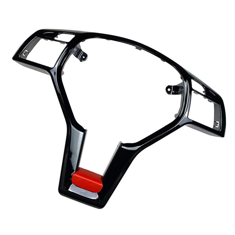 1 пара глянцевых черных накладок на рулевое колесо автомобиля 09946400139107 для Mercedes-Benz W176 W204 W212 W117 только для AMG Style