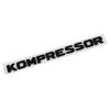 3D ABS Kompressor Logo Car Rear Trunk Emblem Badge Sticker For Mercedes Benz C E SLK C230 C180 C200 Car Styling Accessories BB1