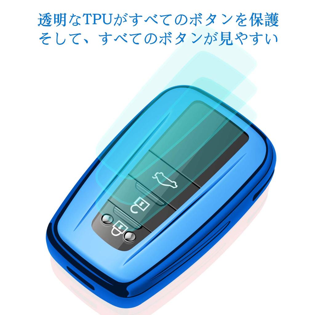 Чехол-брелок с логотипом автомобиля Подходит для Toyota Crown, C-HR, Corolla RAV4, Camry, Land Cruiser, Prado,