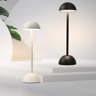 Nordic LED грибовидная настольная лампа сенсорная USB перезаряжаемая для светильника дома спальни общежития кабинета прикроватного украшения ночной светильник