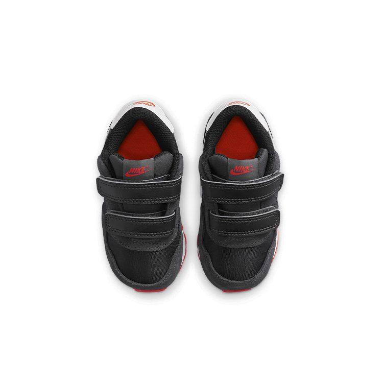 Nike MD Valiant Крючок и петля Низкие кроссовки для малышей Черный Белый Красный Младенцы и малыши CN8560-016