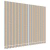 Tissu de remplacement pour auvent rayures multicolores 4x3 m