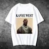 Funny Kanye West Women T-Shirt Women Vintage Hip Hop Rap Style Tshirt Men Women Short Sleeve T Shirt Streetwear Oversized