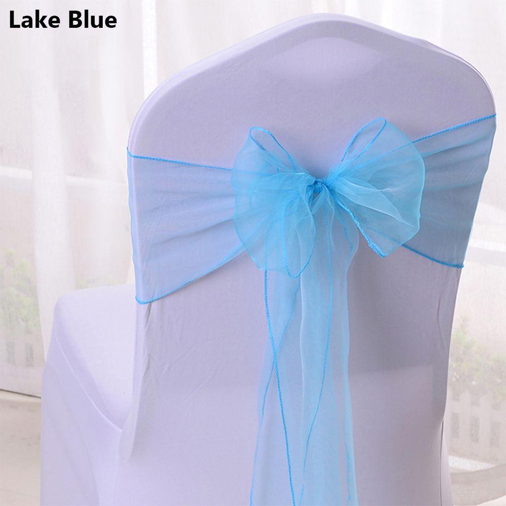 Chairs Decoration Chair Back Decor Wedding Reception Supplies Chair Bows Sashes Events Banquets