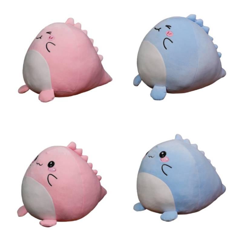 Плюшевая игрушка Squishmallow Динозавр Супермягкий короткий плюш Синий/розовый 20см/7.87дюймов