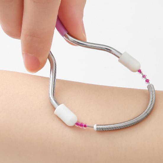 Удаление волос на лице ручной пружинный эпилятор для женщин инструмент для удаления волос на щеках шее верхней губе и подбородке