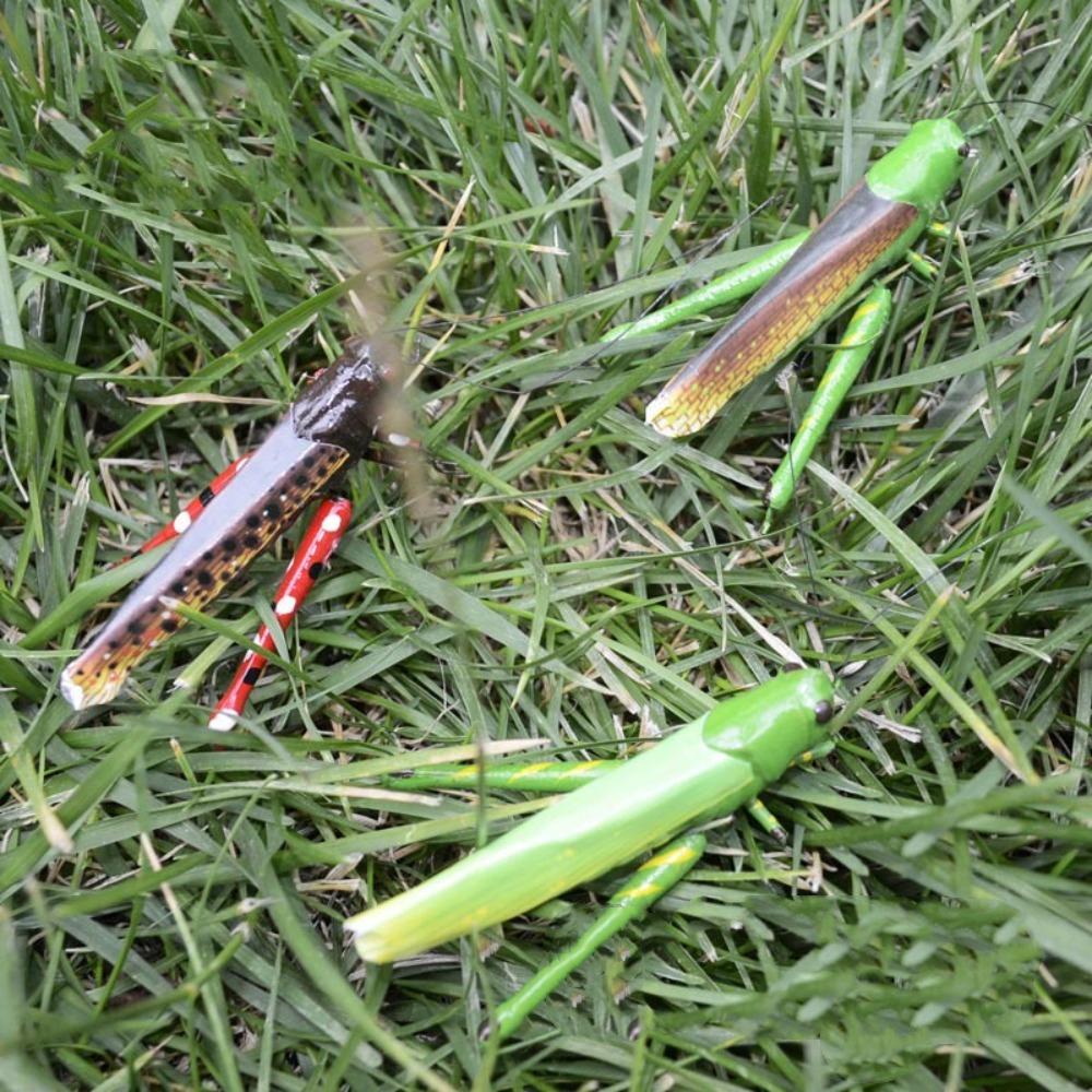 4 шт. Реалистичная Мини-Игрушка Животное-Насекомое Пчела Улитка Богомол Симуляция Украшения Фигурка Насекомого Садовый Акцент Настенное Украшение